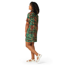 Load image into Gallery viewer, I Am Triumph Rainforest Rose Print T-shirt Dress
